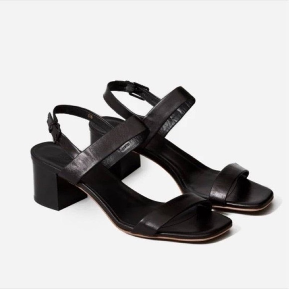 Everlane Shoes - Everlane The Double Strap Block Heel Sandals